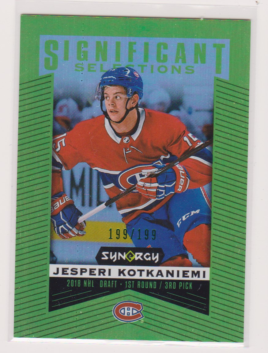 (image for) 2018-19 Synergy Significant Selections #SS6 Jesperi Kotkaniemi